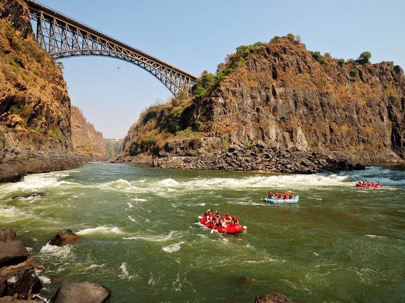 Рафтинг по Замбези