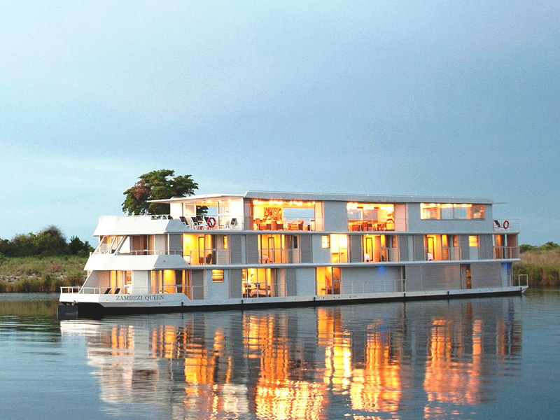 Круиз по реке Замбези на закате солнца